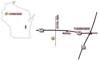 Map to Roth's Maple Syrup