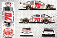 Plans for the #70 Roth's sponsored Nationwide car for Road America.